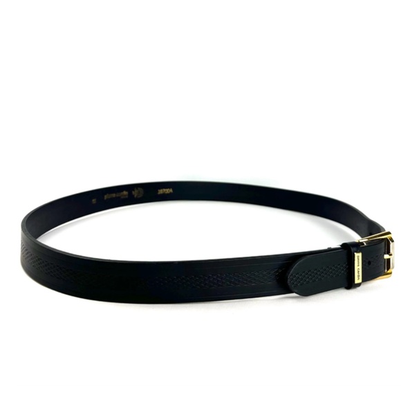 Vintage 1990’s ‘Pierre Cardin Paris’ Leather Belt with Two Toned Buckle - 42 L/L - Picture 5 of 9